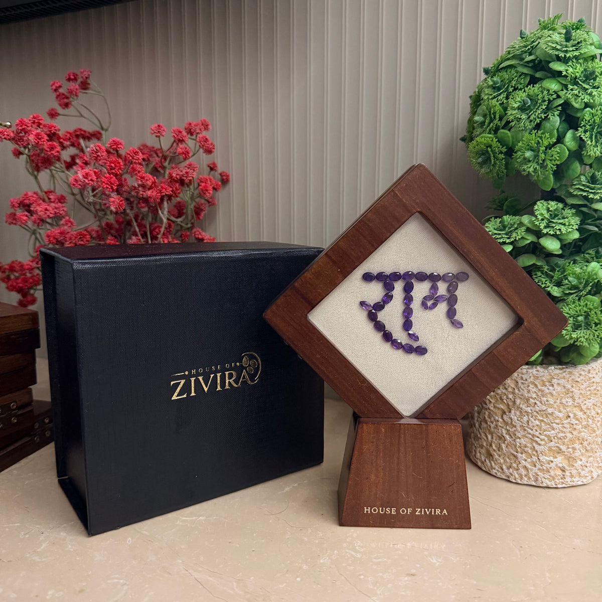 Shri Ram Showpiece in Natural Amethyst