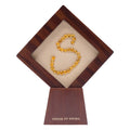 Letter S in Natural Gemstones, Personalised Initial