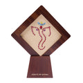 Ganesh Showpiece in Natural Gemstones, Front Facing
