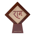 Shri Ram Showpiece in Natural Rhodolite Garnet