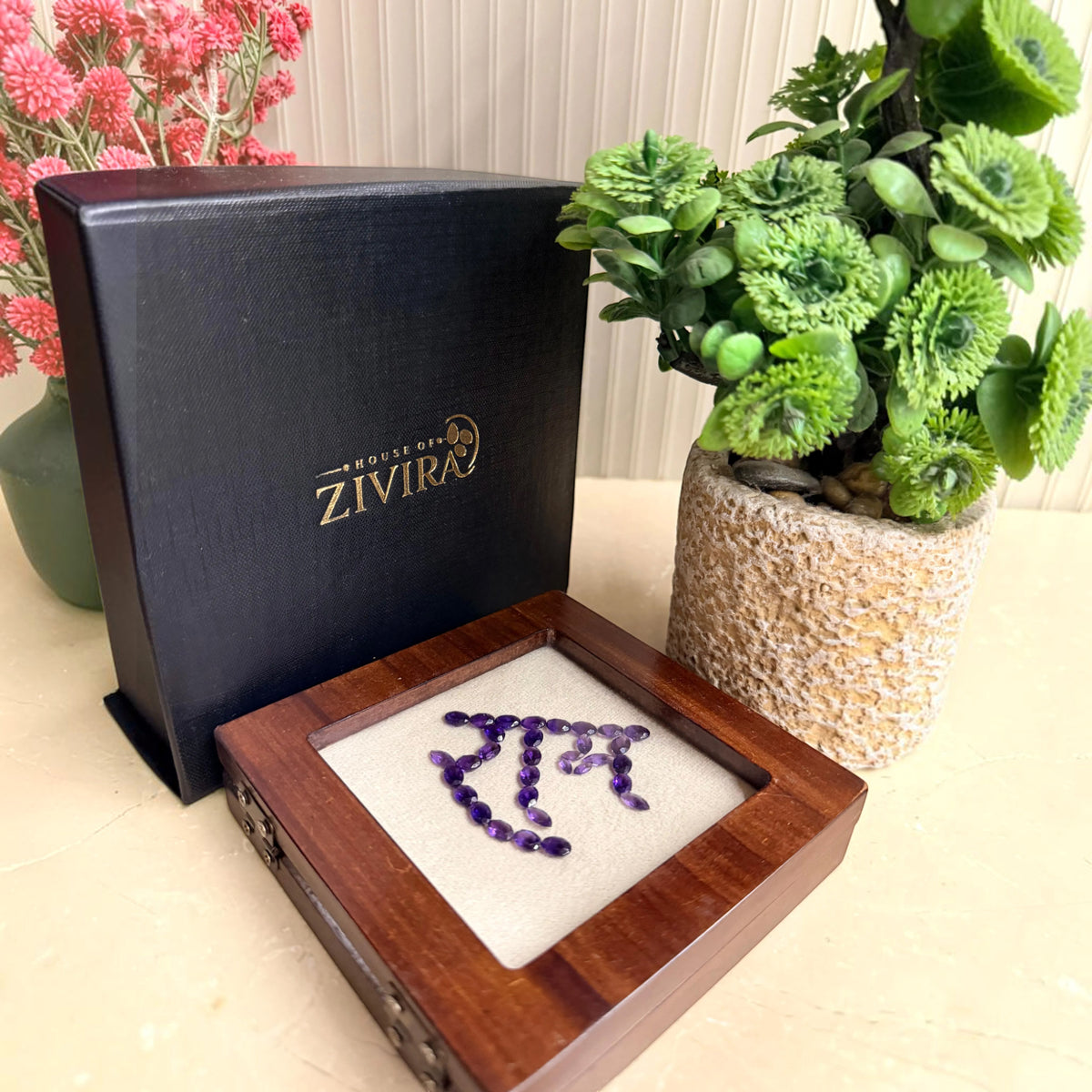 Shri Ram Showpiece in Natural Amethyst